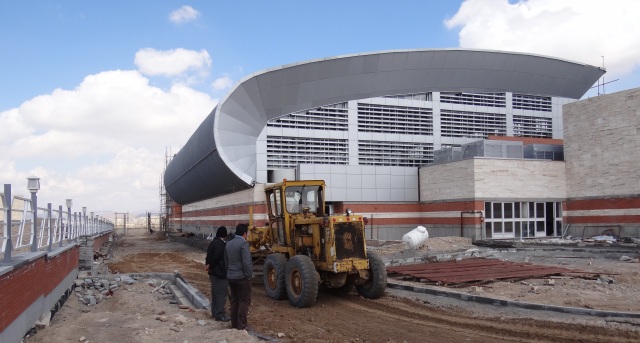 مراحل ساخت مجتمع فرهنگی ورزشی شهرک خاوران تبریز